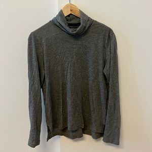 Madewell Grey Cotton Turtleneck